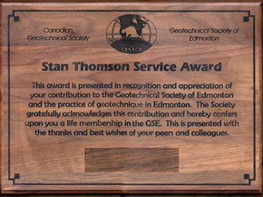 Stan Thomson Award
